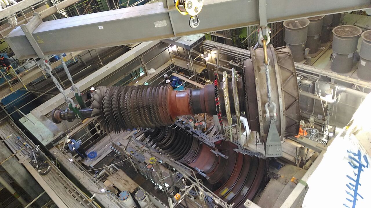 Steam turbine made for industrial maintenance Aphaia Romania