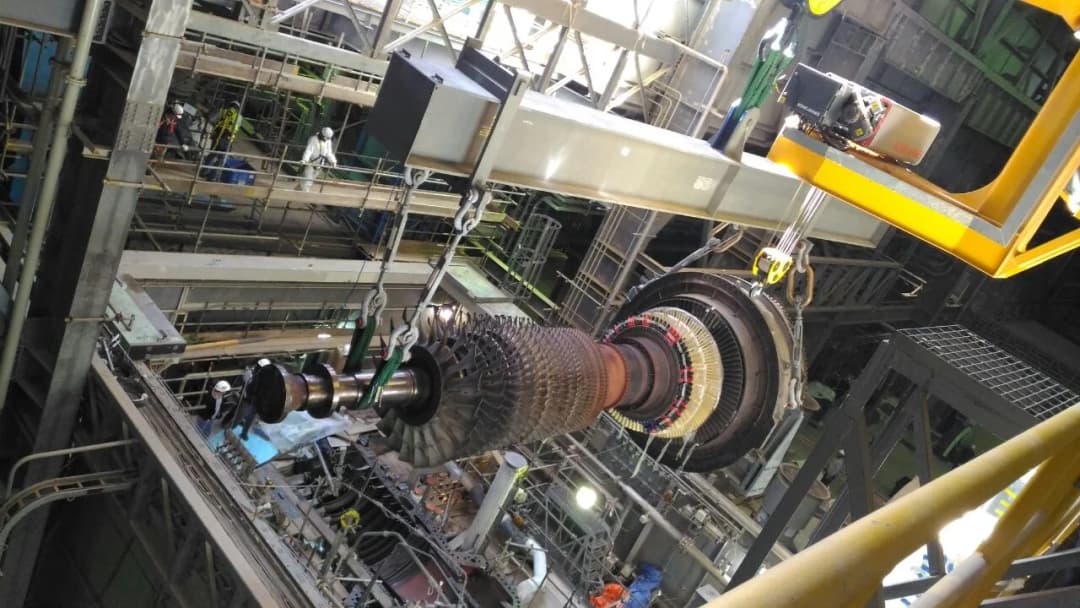 Turbine Aphaia Romania turbines and oil tanks